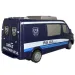 Telecomandă RC SWAT Microbuz de politie cu lumină 27MHz scară 1/32 25cm