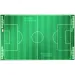 Teren de fotbal 55x90cm, în suport cu un set de autocolante echipă cadou