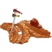 Thomas Track Master: Curbă dublă element de şine - Mattel