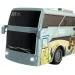 Travel Holiday City Bus cu telecomandă RC cu lumină 27MHz scara 1/32 25cm