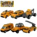 Truck Team: 6 bucăți set mașină industria constructiilor 1/64