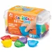 Ursuleț formă Baby Teddy cretă cerată 48 bucăți în suport - Carioca