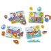Vehicule lemn puzzle uriaș - Melissa &amp; Doug