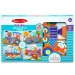 Vehicule lemn puzzle uriaș - Melissa &amp; Doug