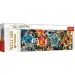 Wizarding World: Cele patru case de la Hogwarts Panoramă puzzle 1000 bucăți - Trefl